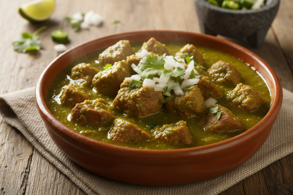 Puerco en salsa verde 1 lb (3 Portions)