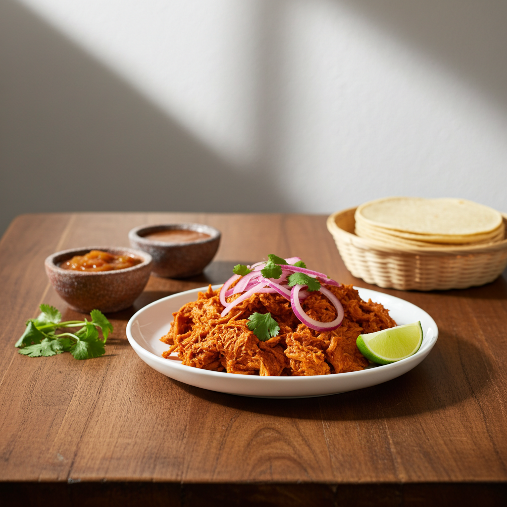 Cochinita pibil 1 Lb - (2-3 servings) Includes pickled red onions
